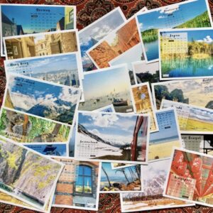 What is a Postcard calendar?